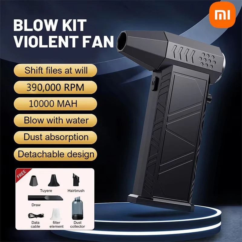Xiaomi 390000RPM Turbo Air Blower - 58m/s Powerful Cordless Dust Cleaner