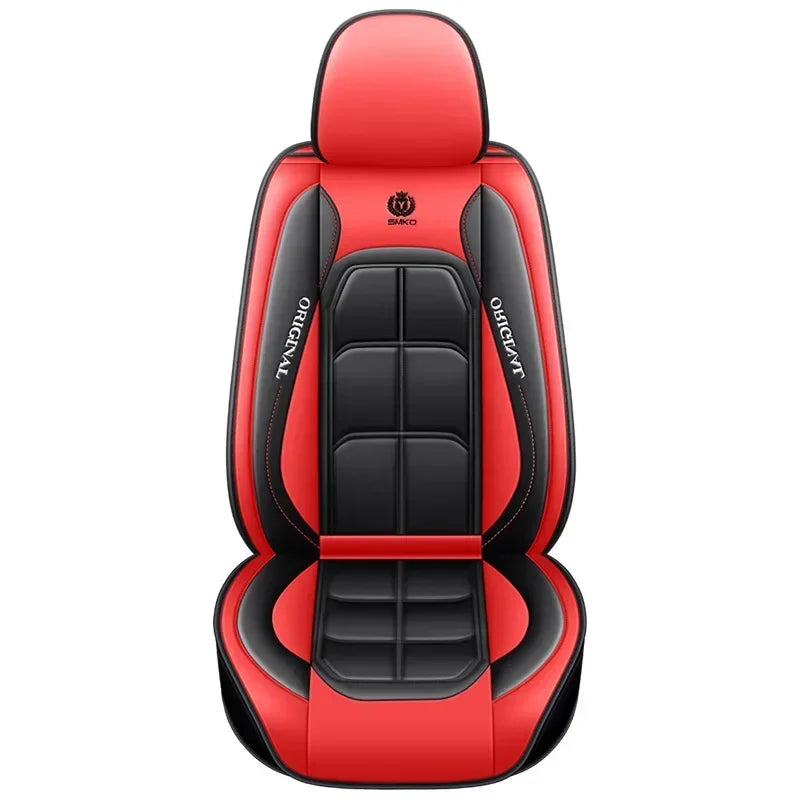 Premium PU Leather Universal Car Seat Cover - Single Front Seat Protection