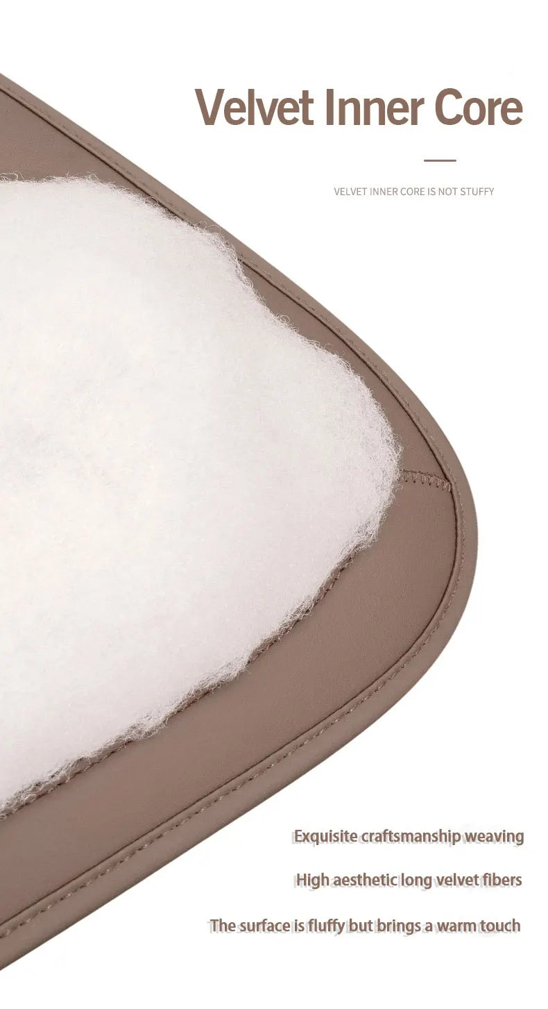 Car Seat Waist Cushion Support Pad - Ergonomic Lumbar Pillow for Driver Comfort