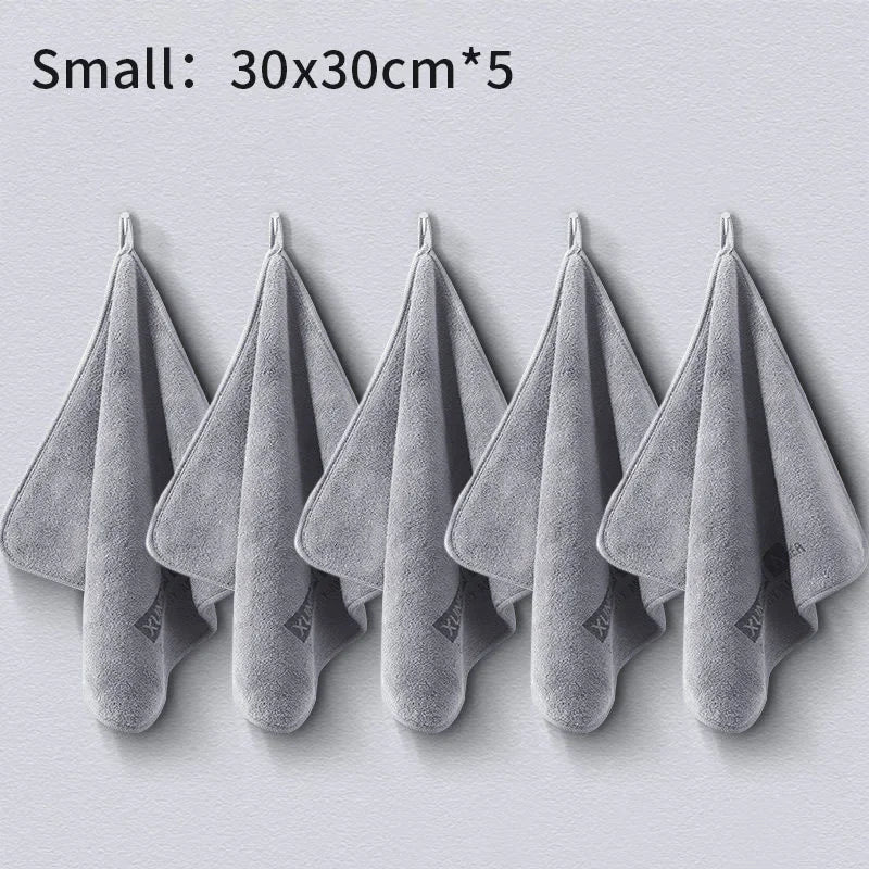 SEAMETAL Multi Sizes Car Microfiber Towel Upgraded Ultra-Soft Auto Drying Cleaning Cloth Super Absorbent Scratch-Free Towels