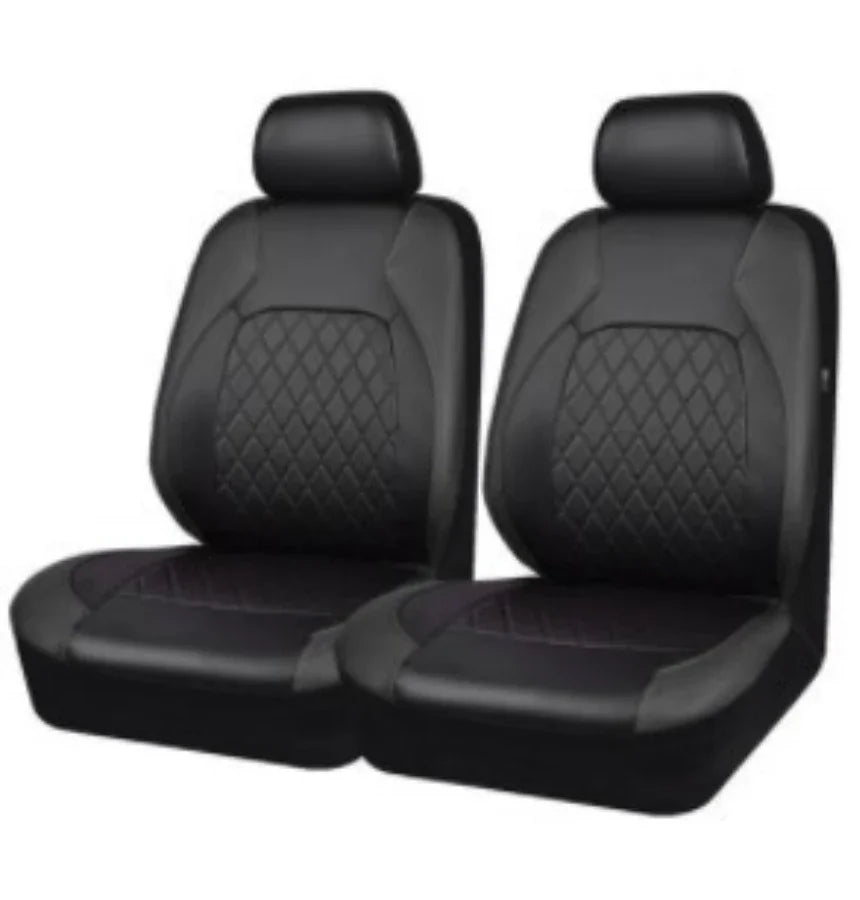 Universal PU Leather Car Seat Covers - Airbag Compatible Protection Set