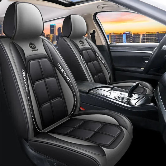 Premium PU Leather Universal Car Seat Cover - Single Front Seat Protection