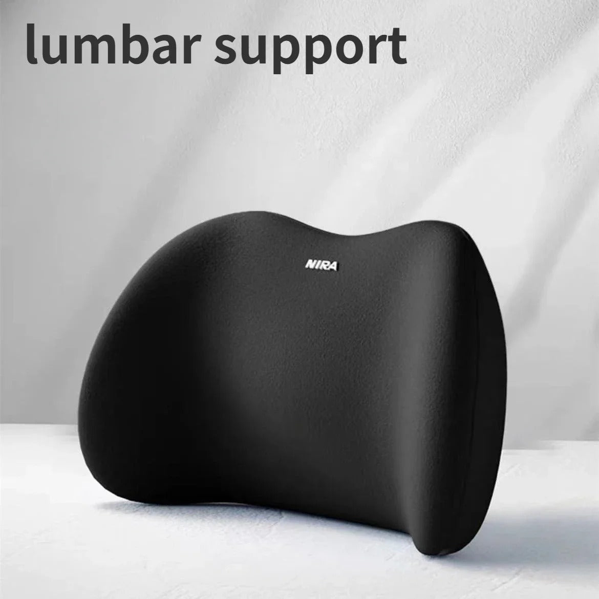 Memory Foam Car Headrest & Lumbar Support Set - Ergonomic Neck Pillow & Back Cushion