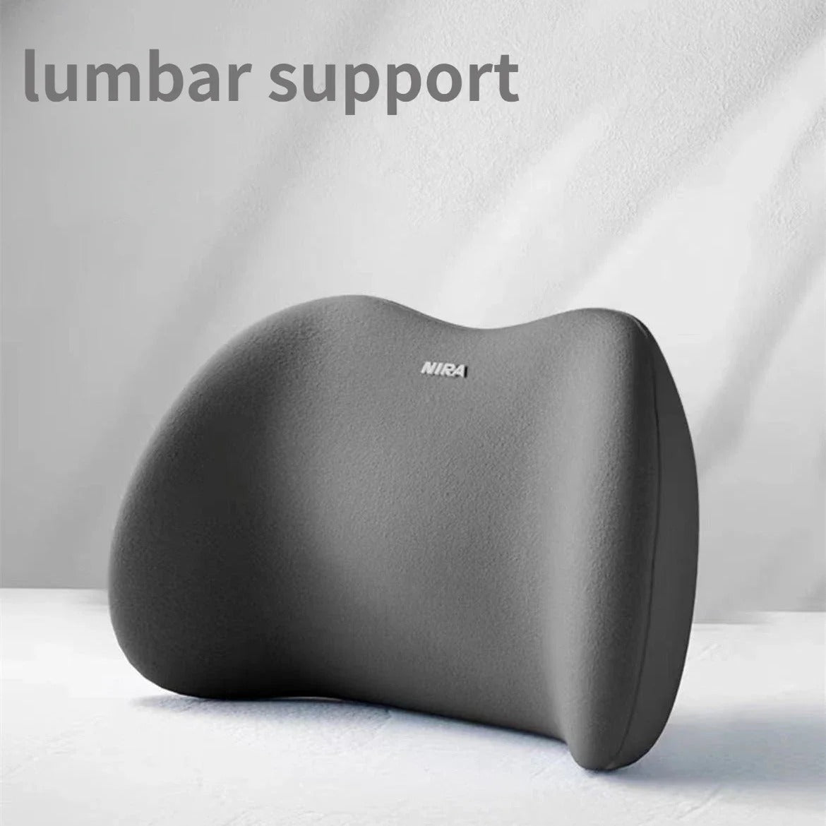 Memory Foam Car Headrest & Lumbar Support Set - Ergonomic Neck Pillow & Back Cushion
