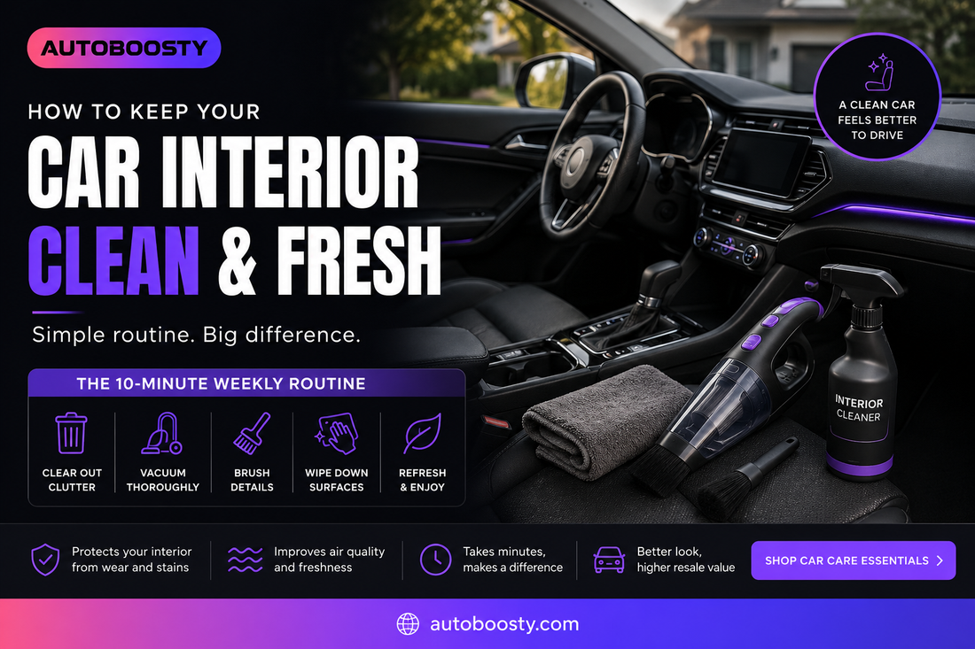 How to Keep Your Car Interior Clean and Fresh (Simple Routine)