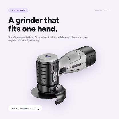 16.8V Brushless Mini Angle Grinder