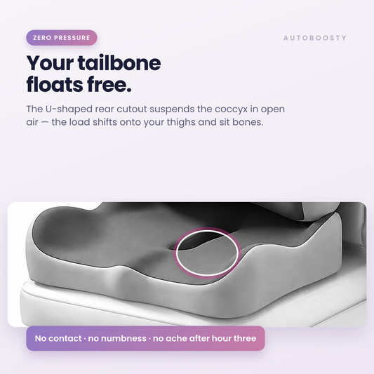 Ergonomic Memory Foam Seat Cushion