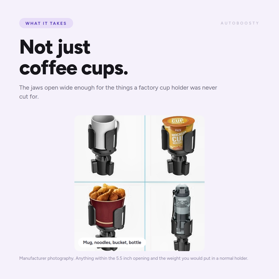 Cup Holder Expander - Fits Tumblers