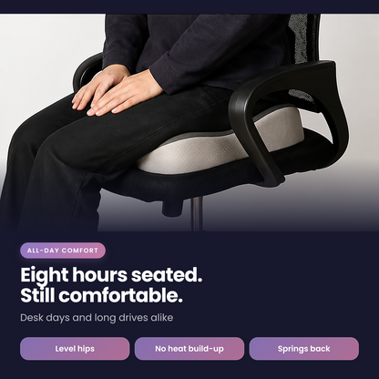 Ergonomic Memory Foam Seat Cushion