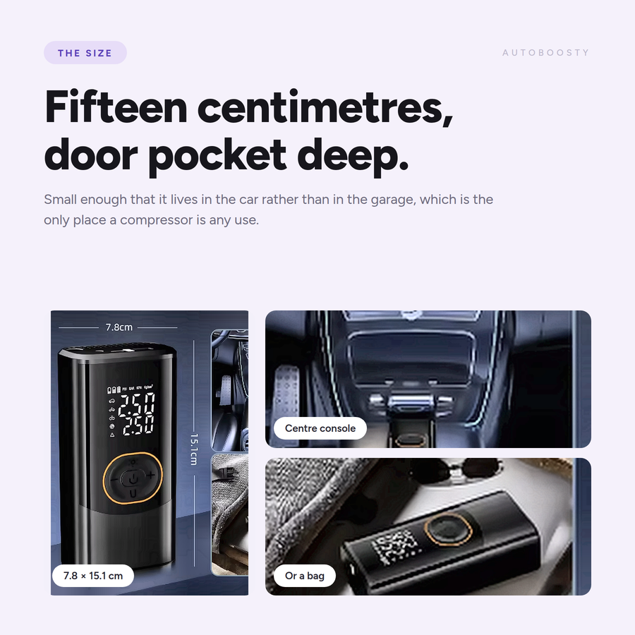 Gonfleur de pneus portable 2.0 - 120 PSI