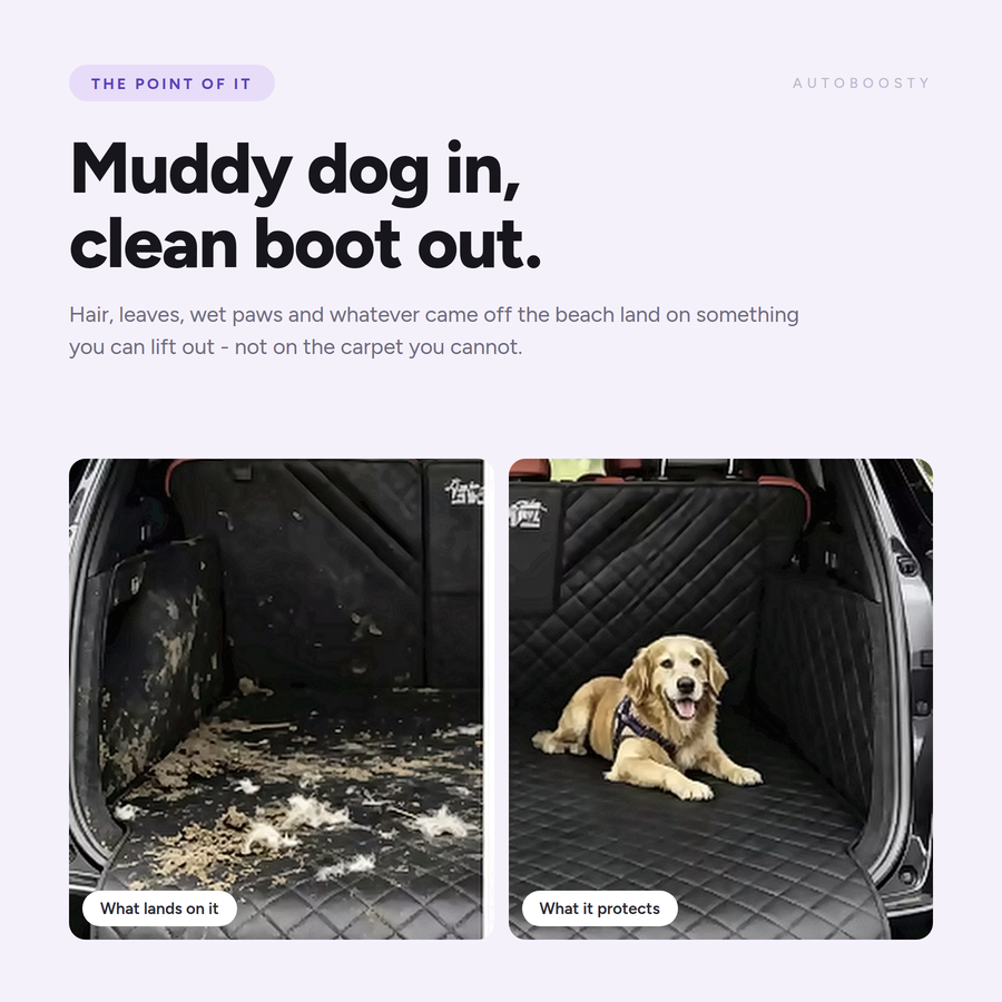 Quilted SUV Cargo Liner for Dogs