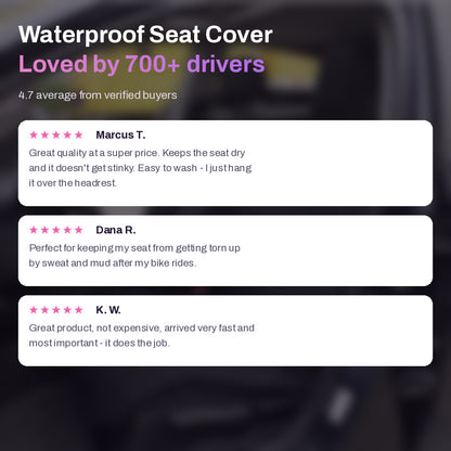 Waterproof Sweat Towel Car Seat Cover