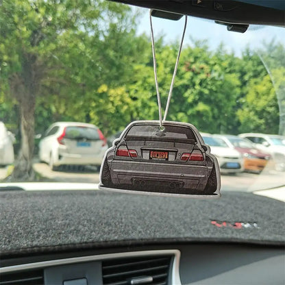 BMW Car Air Freshener Collection - Model-Specific Paper Pendants for Rearview Mirror