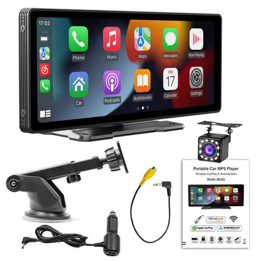 Universal 10.26" Car Radio Multimedia Player - Wireless CarPlay & Android Auto