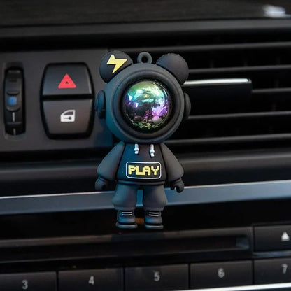 Cartoon Astronaut Car Air Freshener - Cute Vent Clip Decoration with Fragrance