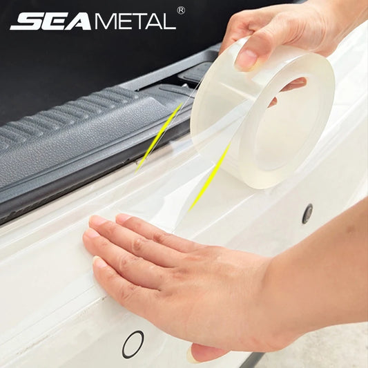 SEAMETAL Transparent Car Door Edge Protector - Anti-Collision Protection Film