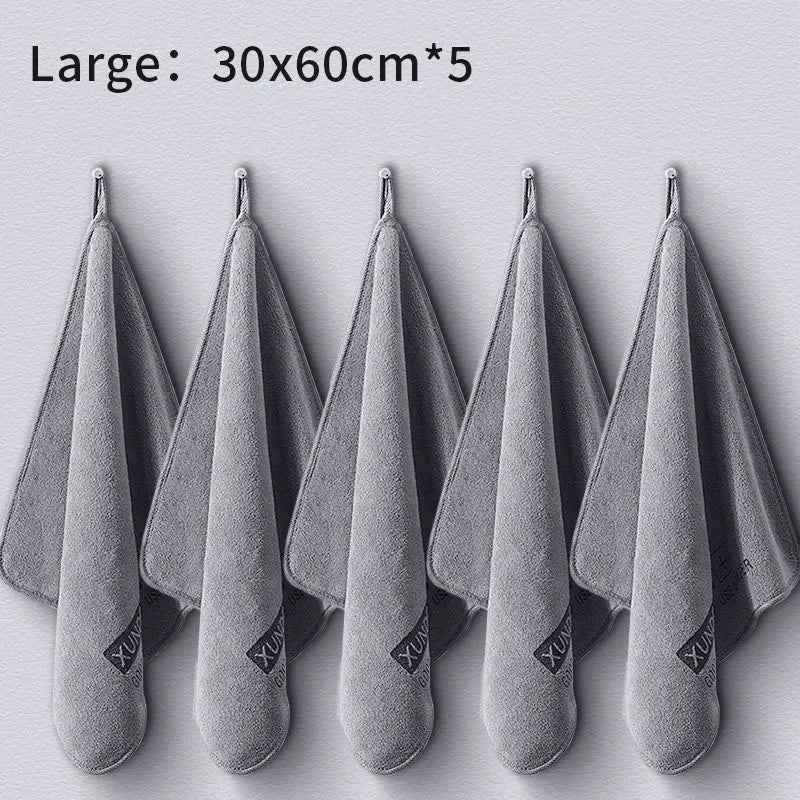 SEAMETAL Multi Sizes Car Microfiber Towel Upgraded Ultra-Soft Auto Drying Cleaning Cloth Super Absorbent Scratch-Free Towels