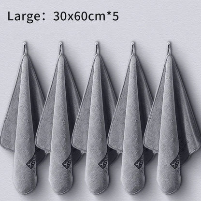 SEAMETAL Multi Sizes Car Microfiber Towel Upgraded Ultra-Soft Auto Drying Cleaning Cloth Super Absorbent Scratch-Free Towels