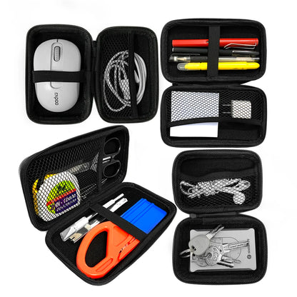 Carbon Fiber Storage Organizer Bags - Multiple Sizes EVA Tool Cases with Zipper