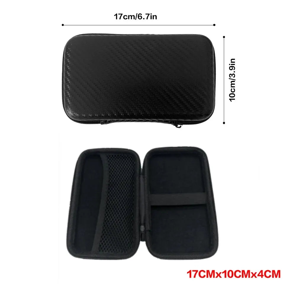 Carbon Fiber Storage Organizer Bags - Multiple Sizes EVA Tool Cases with Zipper