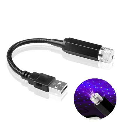 LED Starry Sky Projector - USB Car Roof & Room Galaxy Night Light