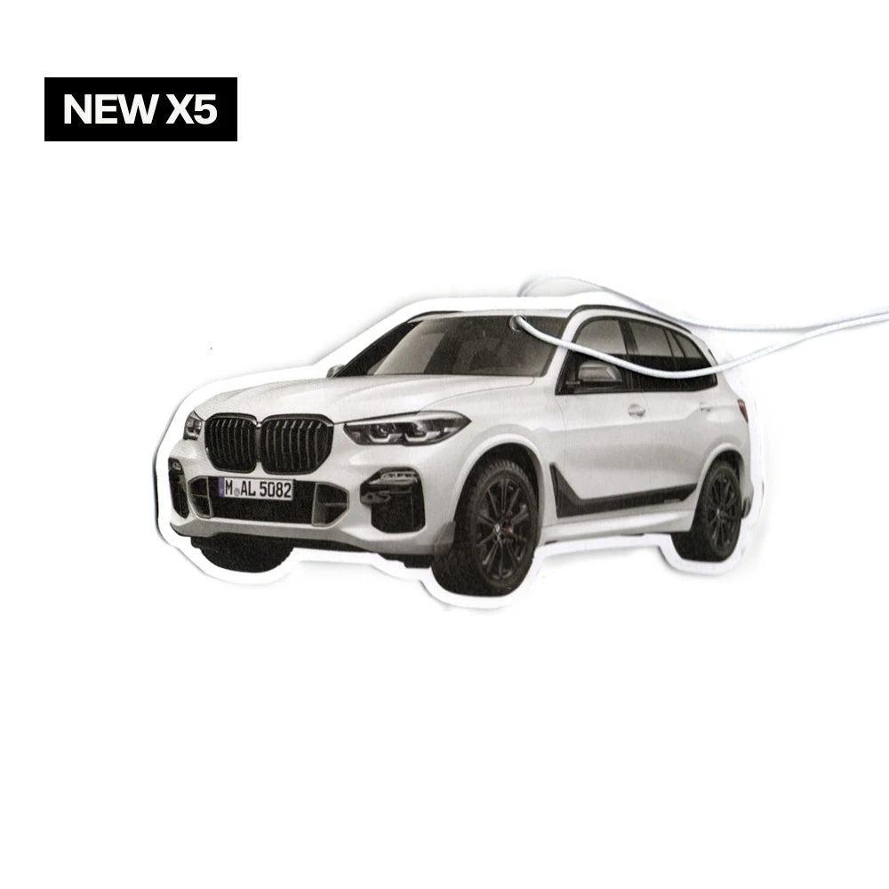BMW Car Air Freshener Collection - Model-Specific Paper Pendants for Rearview Mirror
