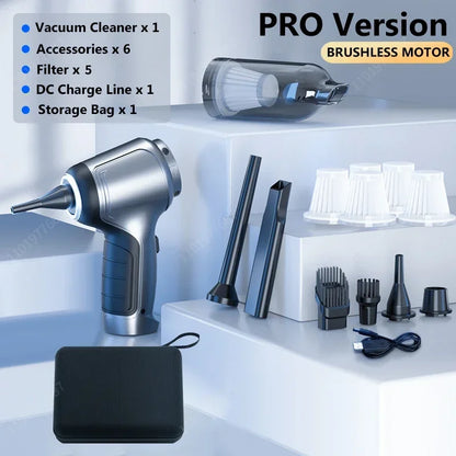 95000Pa Wireless Handheld Vacuum Cleaner - Pro Car & Home Cleaning with German Motor