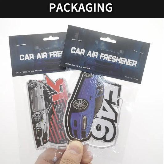BMW Car Air Freshener Collection - Model-Specific Paper Pendants for Rearview Mirror