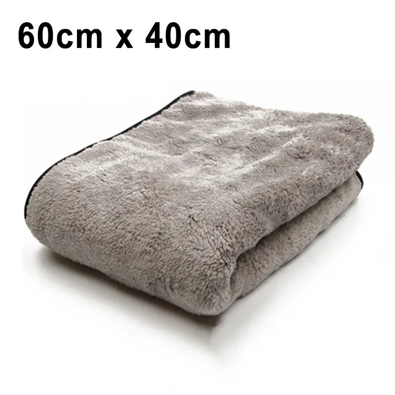 SEAMETAL Multi Sizes Car Microfiber Towel Upgraded Ultra-Soft Auto Drying Cleaning Cloth Super Absorbent Scratch-Free Towels
