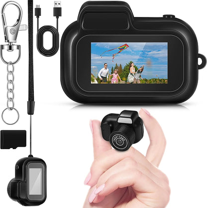 Retro Mini Camera Y3000 - 1080P HD Portable with 0.96" Screen & 8 Filters