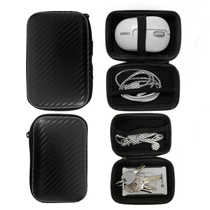 Carbon Fiber Storage Organizer Bags - Multiple Sizes EVA Tool Cases with Zipper