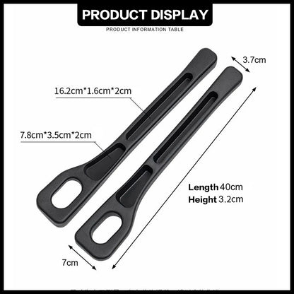 Car Seat Gap Filler 2-Piece Set - Console Organizer Storage Solution