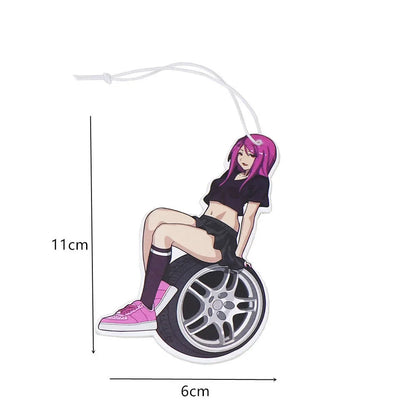 JDM Car Air Freshener - Hanging Turbo & Performance Parts Paper Diffuser