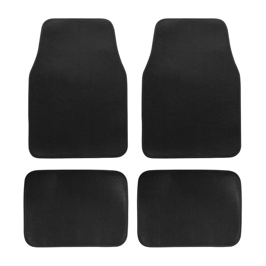 Universal Car Floor Mats - 4-Piece Front & Rear Carpet Set for All Vehicles
