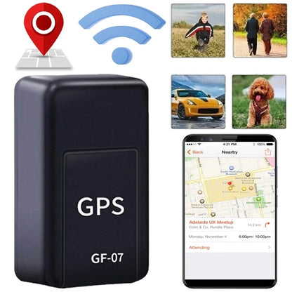 Mini GF-07 GPS Tracker - Real-Time Location Device for Cars, Bikes, Pets & Children