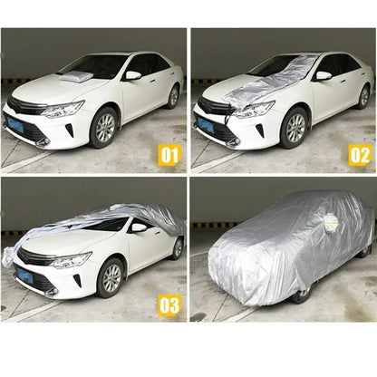 Universal Car Cover - Full Outdoor Protection for Sedan, Hatchback & SUV