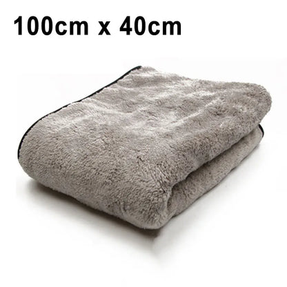 SEAMETAL Multi Sizes Car Microfiber Towel Upgraded Ultra-Soft Auto Drying Cleaning Cloth Super Absorbent Scratch-Free Towels