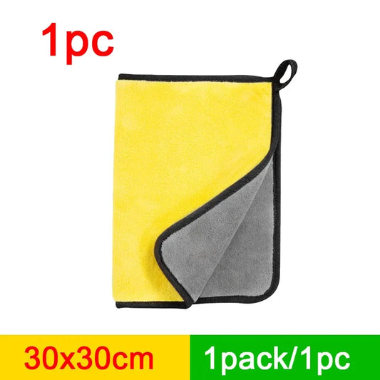 Professional Car Wash Towels - Ultra-Absorbent Non-Shedding Cleaning Set