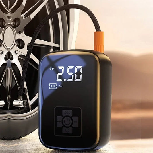 150PSI Car Air Compressor - Wireless/Wired Electric Tire Inflator with Digital Display