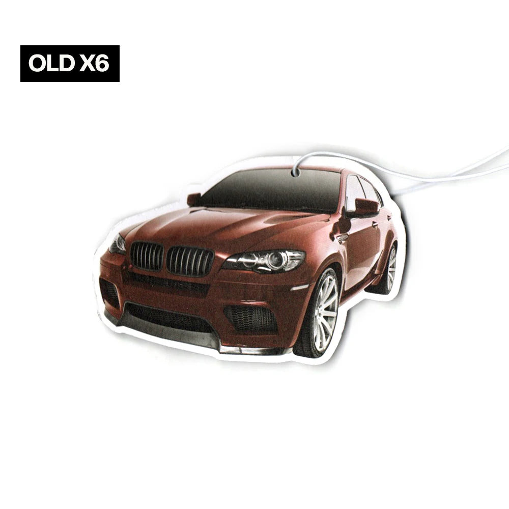 BMW Car Air Freshener Collection - Model-Specific Paper Pendants for Rearview Mirror