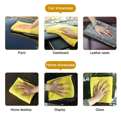 Professional Car Wash Towels - Ultra-Absorbent Non-Shedding Cleaning Set