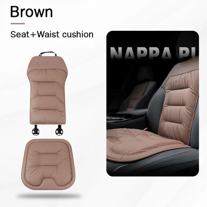 Car Seat Waist Cushion Support Pad - Ergonomic Lumbar Pillow for Driver Comfort