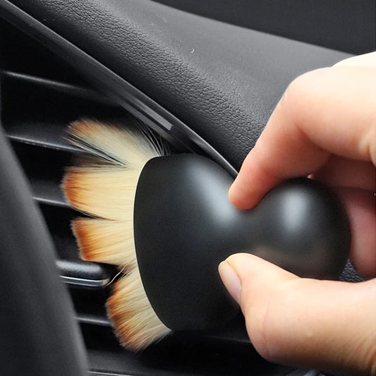 Car Crevice Dust Brush - Soft Interior Cleaning Tool for Universal Vehicles