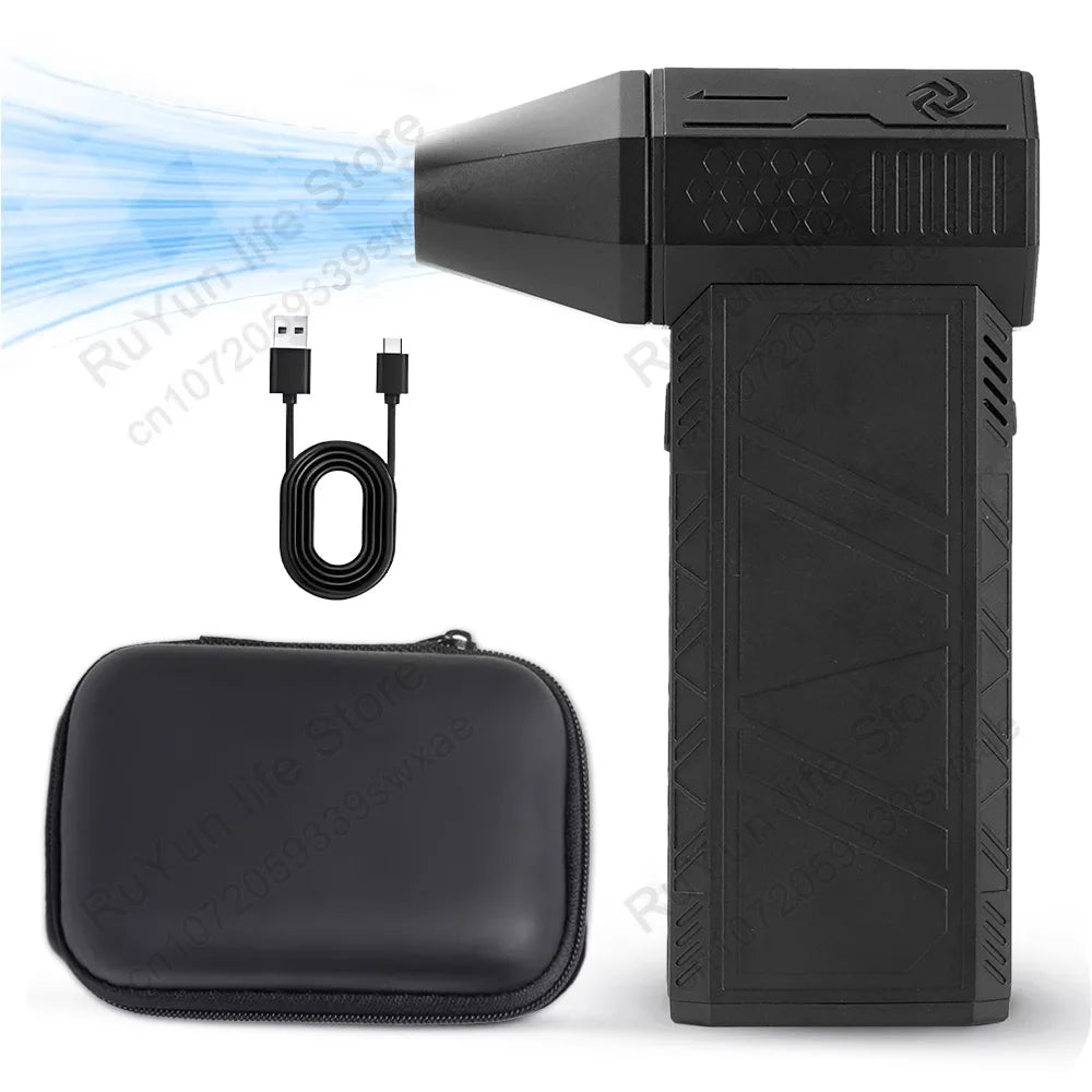 CAER Turbo Jet Fan - 130,000RPM Portable Air Blower with Storage Options