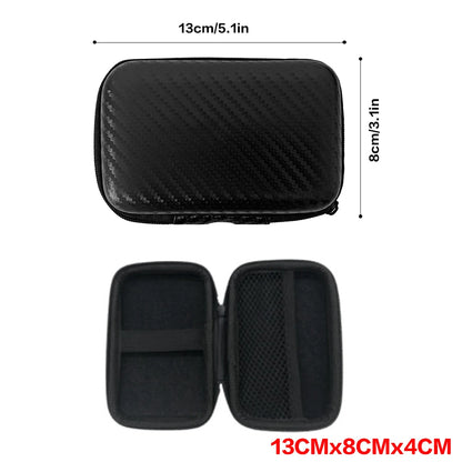 Carbon Fiber Storage Organizer Bags - Multiple Sizes EVA Tool Cases with Zipper