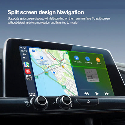 2-in-1 Wireless CarPlay Adapter - Convert Wired to Wireless for Apple & Android