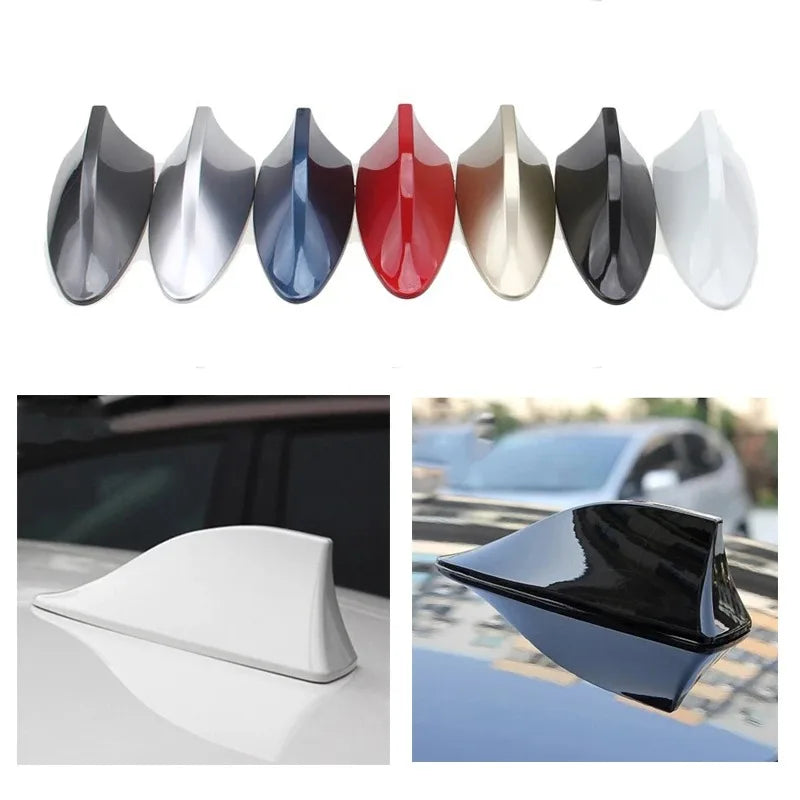 Car Shark Fin Antenna Auto Radio FM Signal Design Signal Aerials Roof Antennas for Automobiles Aerials Auto Exterior Styling