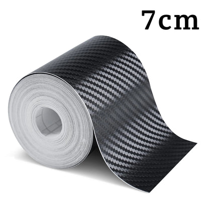 Nano Carbon Fiber Car Protection Tape - 3D Adhesive Strip for Door & Mirror Guard
