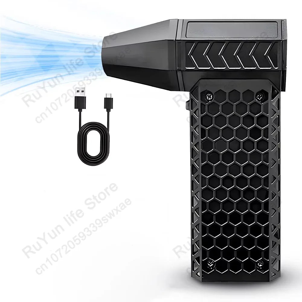 CAER Turbo Jet Fan - 130,000RPM Portable Air Blower with Storage Options