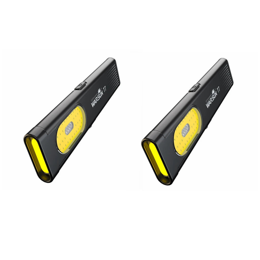 Warsun T7 LED Keychain Flashlight - 600Lm USB-C Rechargeable with Magnetic Base